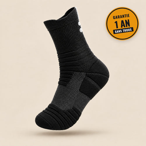 Chaussette de travail MistrGear noire, garantie 1 an sans trou